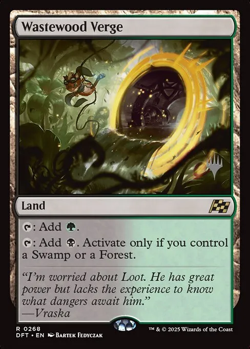 Wastewood Verge · Aetherdrift Promos 268p/160
