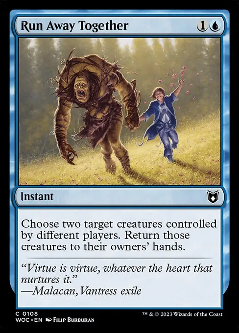 Run Away Together · Wilds of Eldraine Commander 108/173