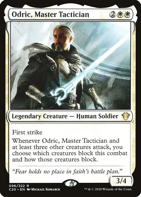 Odric, Master Tactician · Commander 2020 96/322