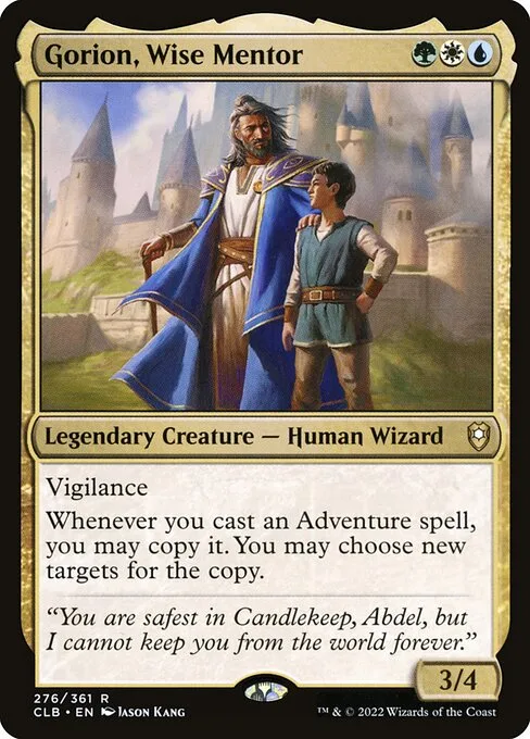 Gorion, Wise Mentor · Commander Legends: Battle for Baldur's Gate 276/936