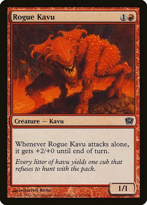 Rogue Kavu · Ninth Edition 213★/710