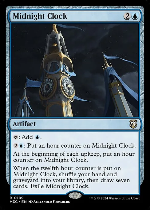 Midnight Clock · Modern Horizons 3 Commander 189/398