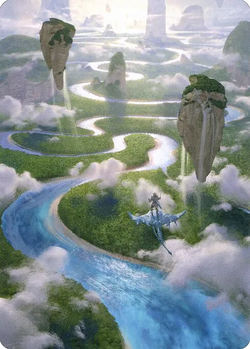 Clearwater Pathway // Clearwater Pathway · Zendikar Rising Art Series 25/81