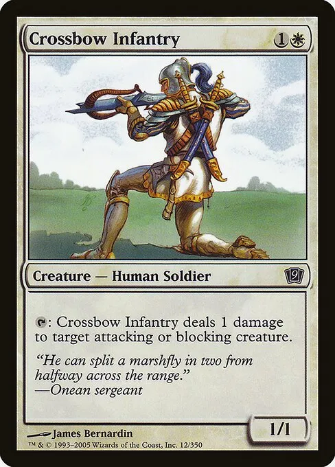 Crossbow Infantry · Ninth Edition 12★/710