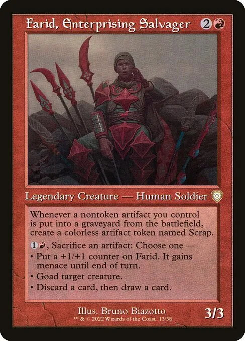 Farid, Enterprising Salvager · The Brothers' War Commander 13/209