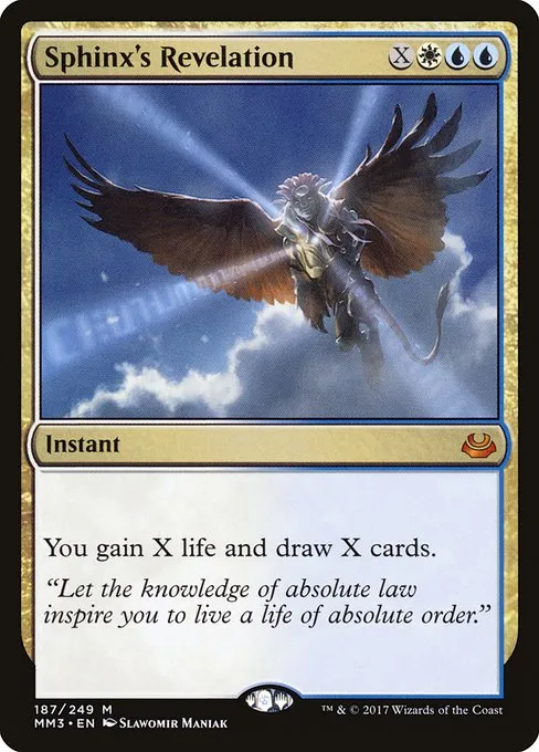 Sphinx's Revelation · Modern Masters 2017 187/249