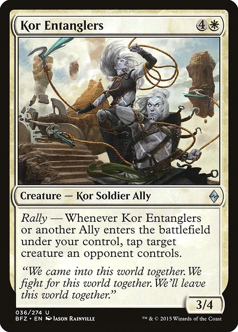 Kor Entanglers · Battle for Zendikar 36/299