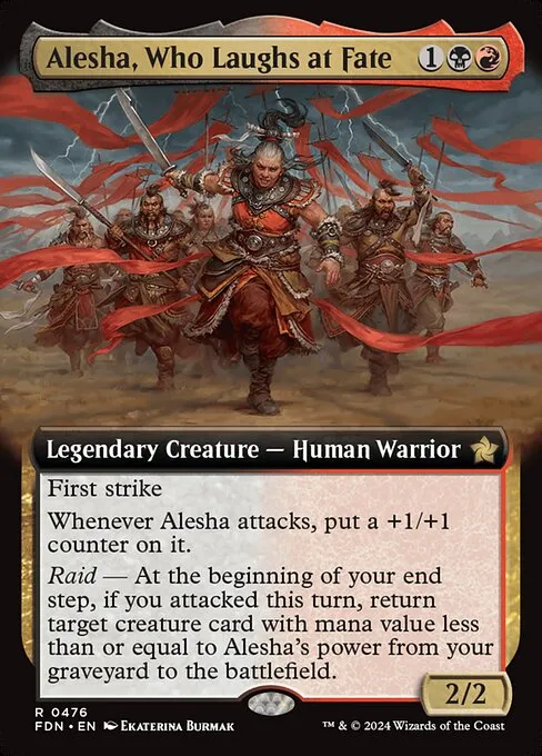 Alesha, Who Laughs at Fate · Foundations 476/771