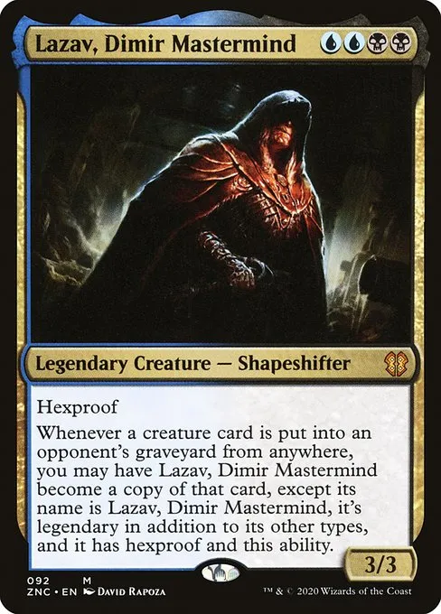 Lazav, Dimir Mastermind · Zendikar Rising Commander 92/142