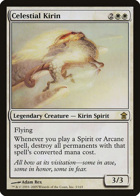 Celestial Kirin · Saviors of Kamigawa 3/165