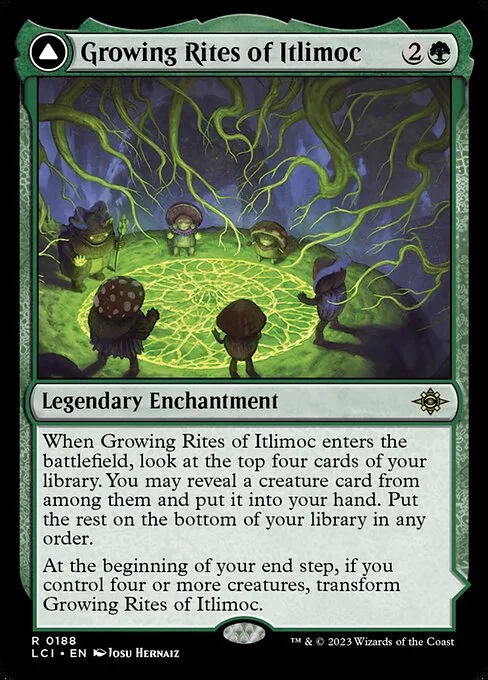 Growing Rites of Itlimoc // Itlimoc, Cradle of the Sun · The Lost Caverns of Ixalan 188/416