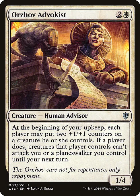 Orzhov Advokist · Commander 2016 3/351