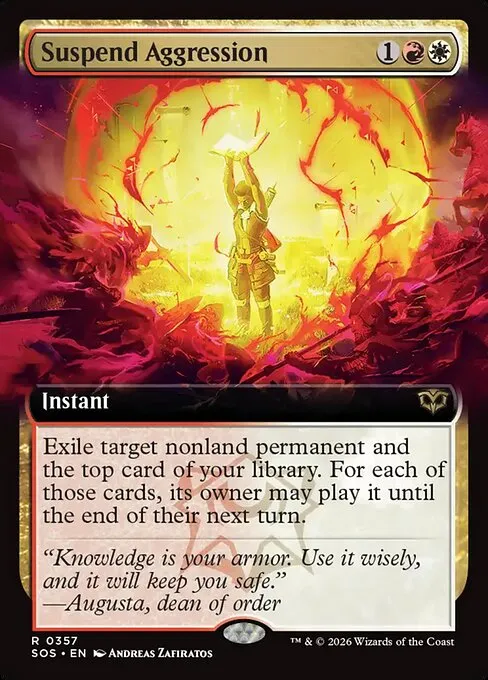 Suspend Aggression · Secrets of Strixhaven 357/368