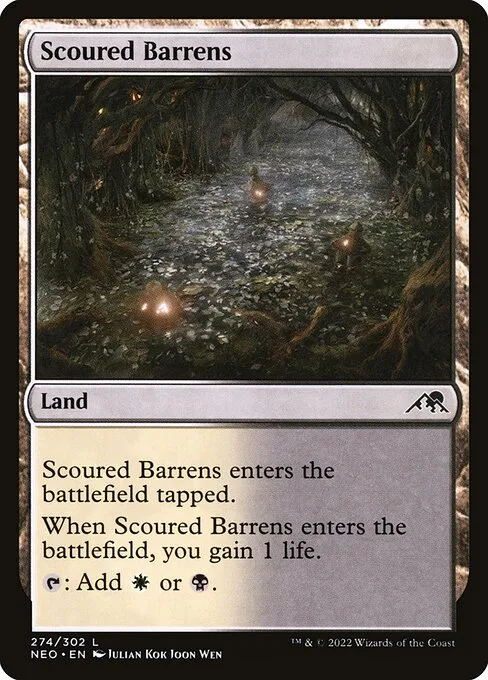 Scoured Barrens · Kamigawa: Neon Dynasty 274/531