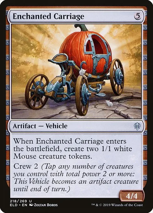 Enchanted Carriage · Throne of Eldraine 218/398