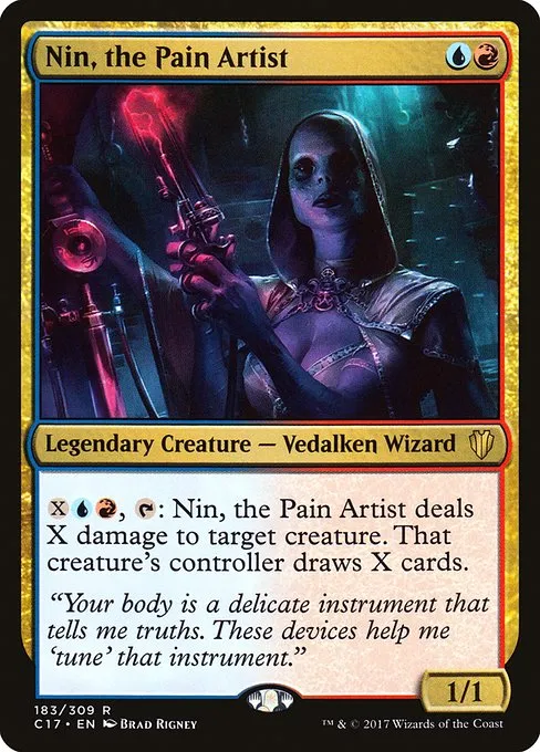 Nin, the Pain Artist · Commander 2017 183/309