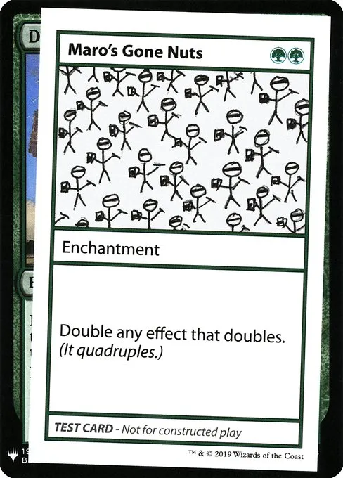Maro's Gone Nuts · Mystery Booster Playtest Cards 2019 81/121