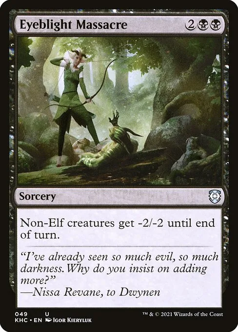 Eyeblight Massacre · Kaldheim Commander 49/119