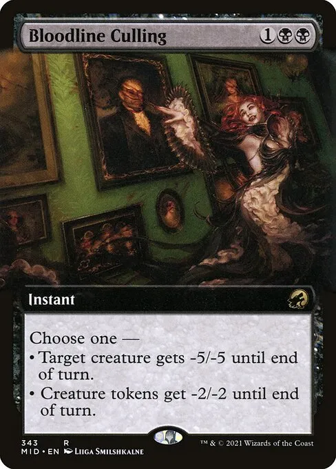 Bloodline Culling · Innistrad: Midnight Hunt 343/399