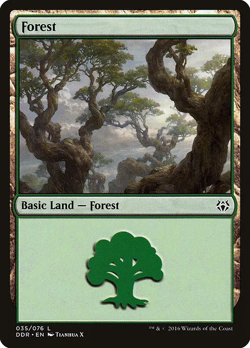 Forest · Duel Decks: Nissa vs. Ob Nixilis 35/76