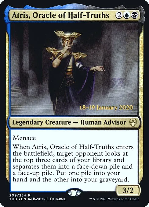 Atris, Oracle of Half-Truths · Theros Beyond Death Promos 209s/137