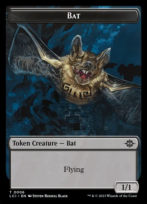 Bat · The Lost Caverns of Ixalan Tokens 6/19