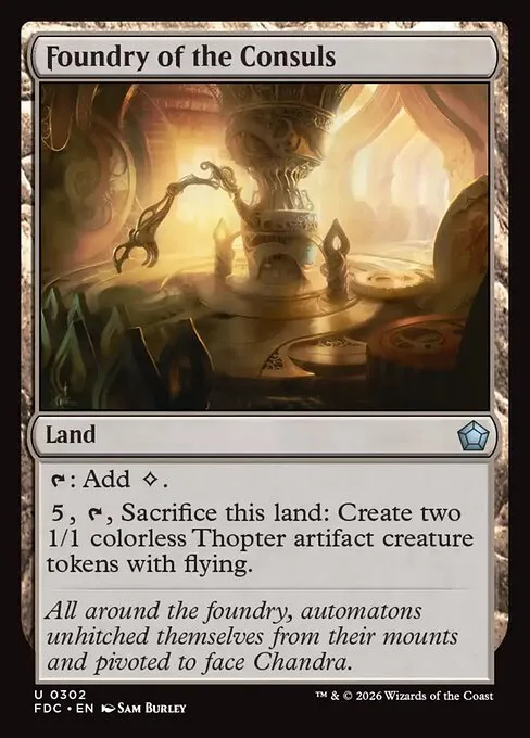 Foundry of the Consuls · Foundations Commander 302/3