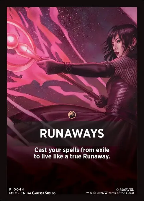 Runaways · Marvel Super Heroes Jumpstart Front Cards 44/61
