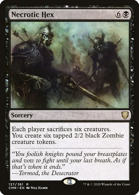 Necrotic Hex · Commander Legends 137/718