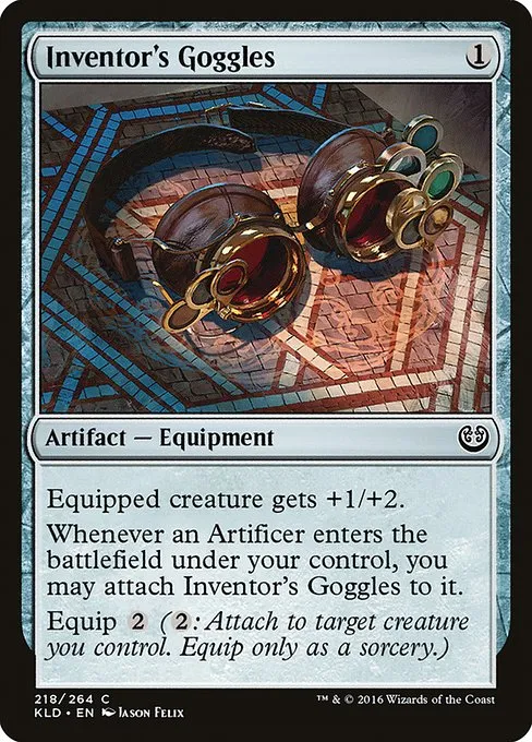 Inventor's Goggles · Kaladesh 218/278
