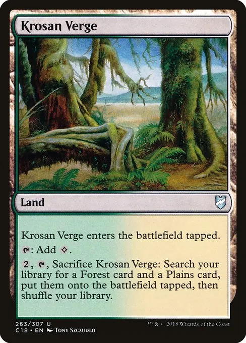 Krosan Verge · Commander 2018 263/307