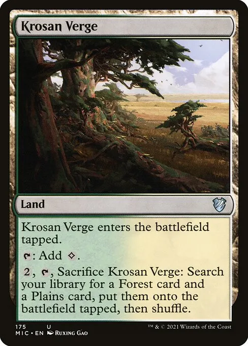Krosan Verge · Midnight Hunt Commander 175/187