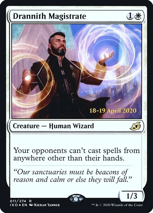 Drannith Magistrate · Ikoria: Lair of Behemoths Promos 11s/137