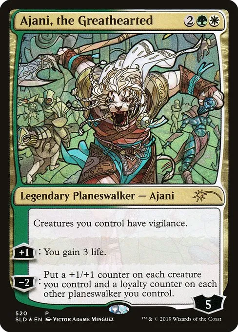 Ajani, the Greathearted · Secret Lair Drop 520/2547