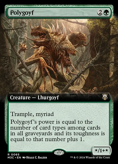 Polygoyf · Modern Horizons 3 Commander 65/398