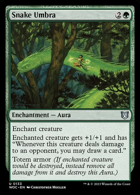 Snake Umbra · Wilds of Eldraine Commander 133/173
