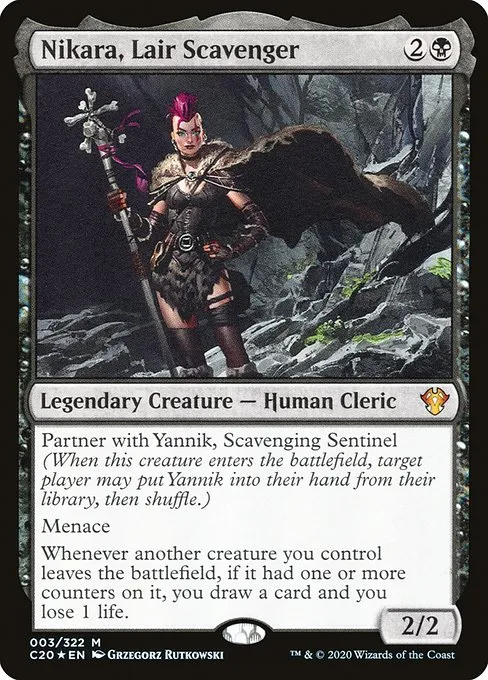 Nikara, Lair Scavenger · Commander 2020 3/322