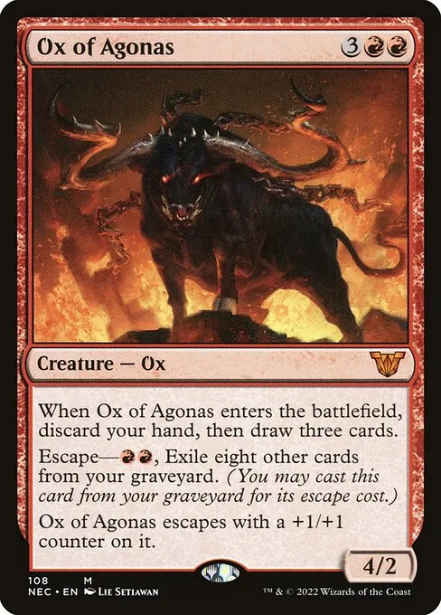 Ox of Agonas · Neon Dynasty Commander 108/179