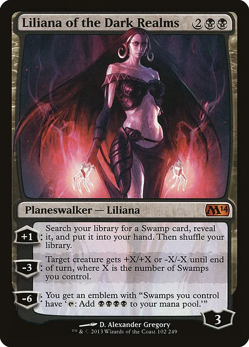 Liliana of the Dark Realms · Magic 2014 102/249