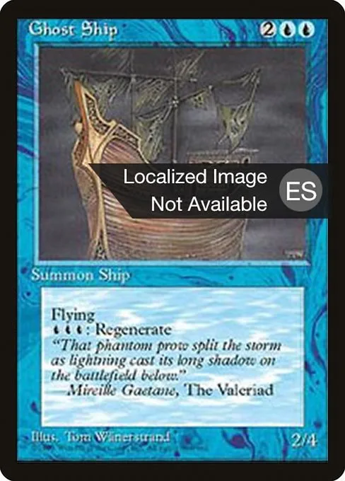 Ghost Ship · Fourth Edition Foreign Black Border 75/378