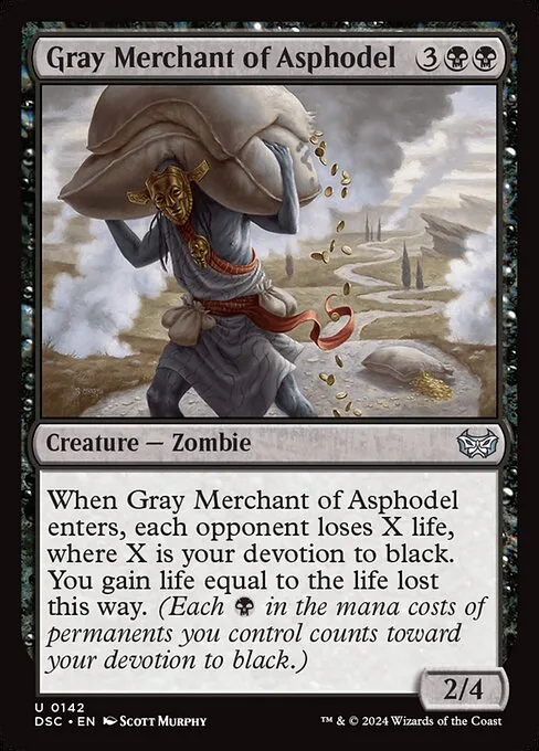 Gray Merchant of Asphodel · Duskmourn: House of Horror Commander 142/373