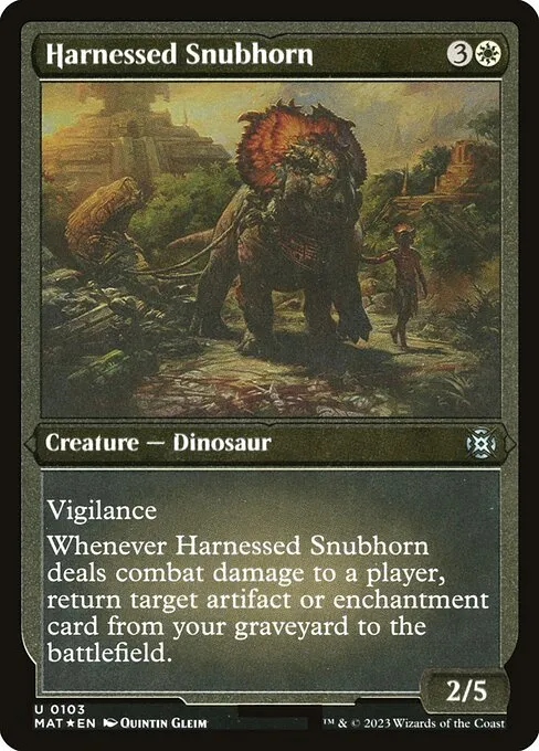 Harnessed Snubhorn · March of the Machine: The Aftermath 103/230