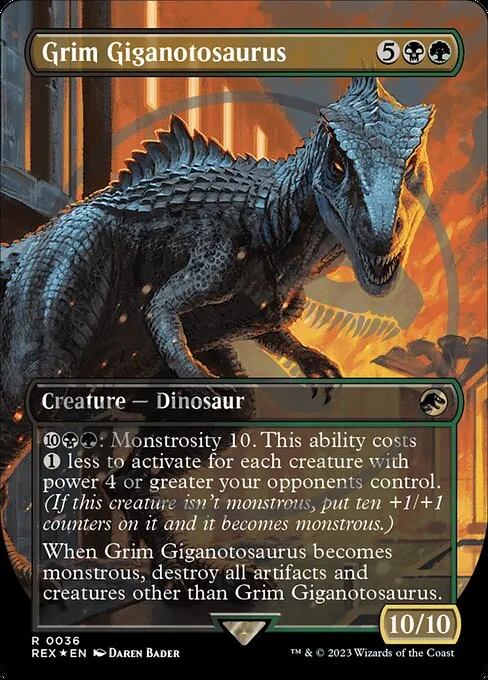 Grim Giganotosaurus · Jurassic World Collection 36/45