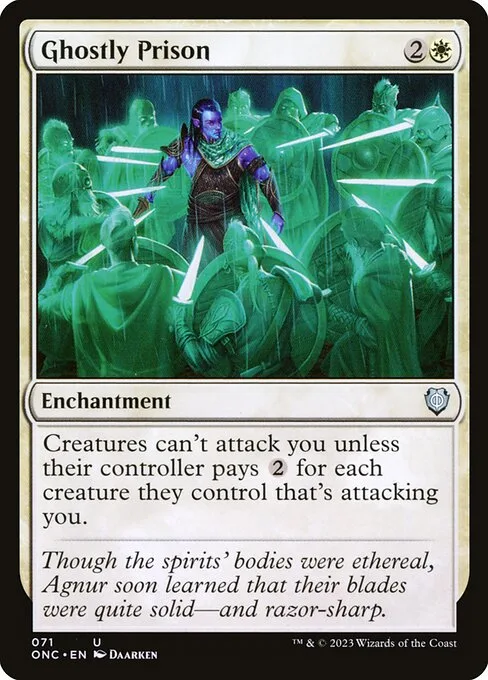 Ghostly Prison · Phyrexia: All Will Be One Commander 71/174