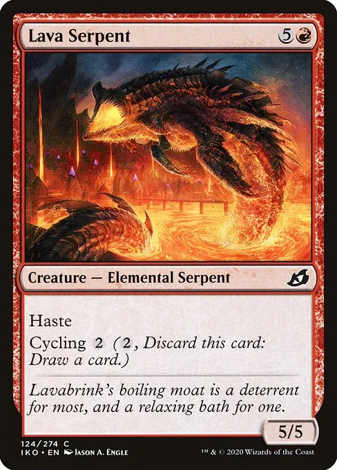 Lava Serpent · Ikoria: Lair of Behemoths 124/390