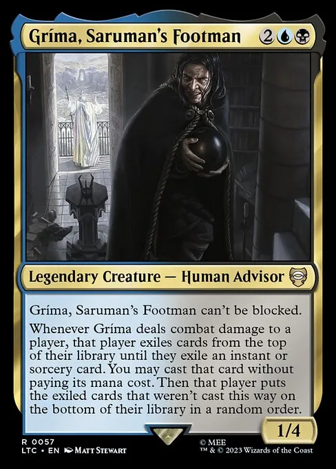 Gríma, Saruman's Footman · Tales of Middle-earth Commander 57/591