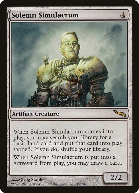Solemn Simulacrum · Mirrodin 245/306