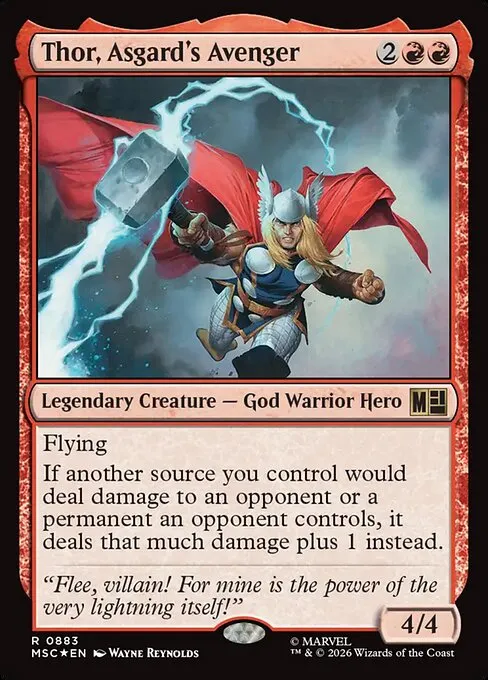 Thor, Asgard's Avenger · Marvel Super Heroes Commander 883/9