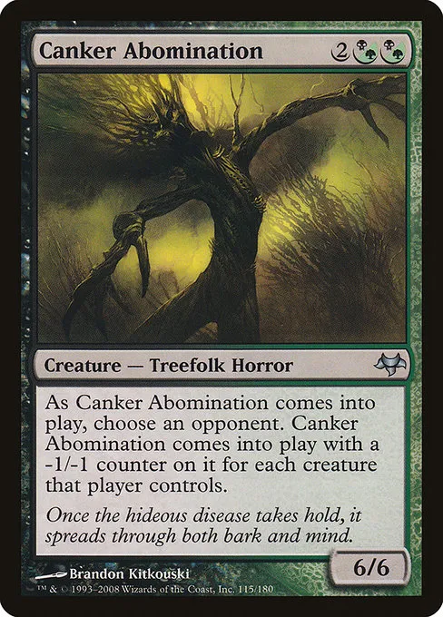 Canker Abomination · Eventide 115/180