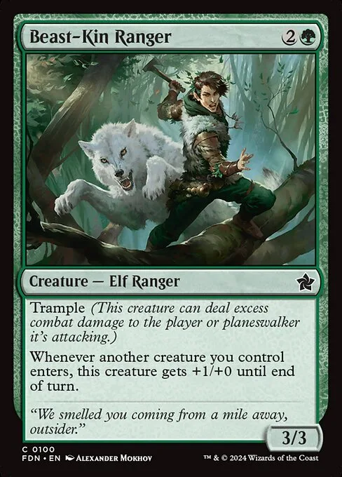 Beast-Kin Ranger · Foundations 100/771